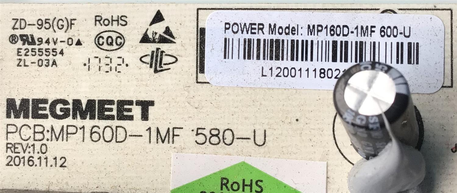 KIT DE TARJETAS PARA TV ELEMENT / MAIN JUC7.820.00180256 / HLS73C-IU / FUENTE MP160D-1MF 600-U / MP160D-1MF 580-U / T-CON EATDJ6E11 / MP160D-1MF 580-U / PANEL C500U17-E61-C / DISPLAY V500DJ6-QE1 REV.T1 / MODELO E4SW5017RKU - Imagen 5
